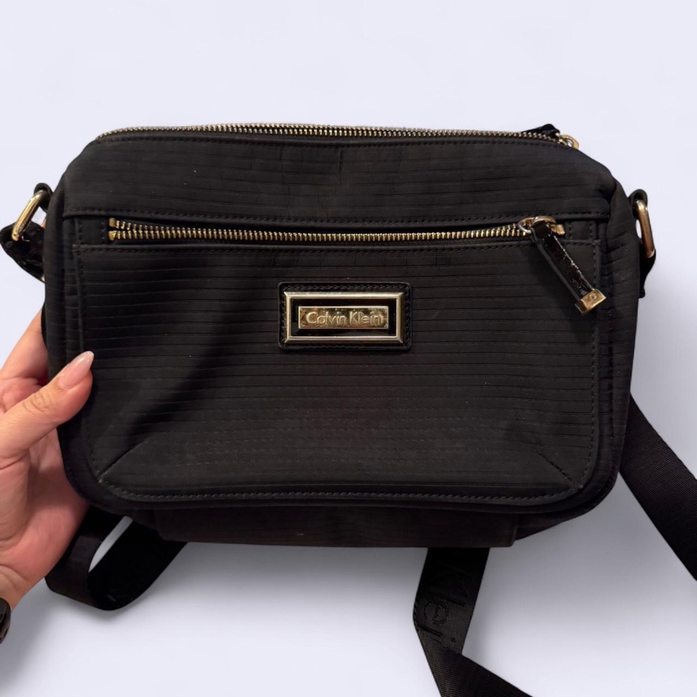 Calvin Klein black crossbody bag